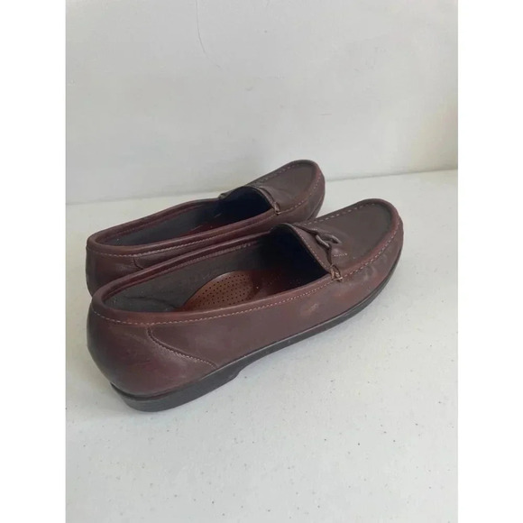 Women's SAS Brown Leather Loafers Size‎ 7.5 Narrow GUC! - Picture 3 of 7